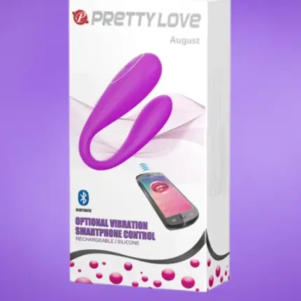Pretty Love August -  Appos párvibrátor (lila)