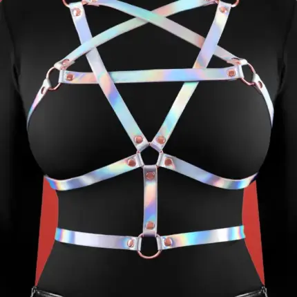 Cosmo Harness Risque - Szivárványos hám