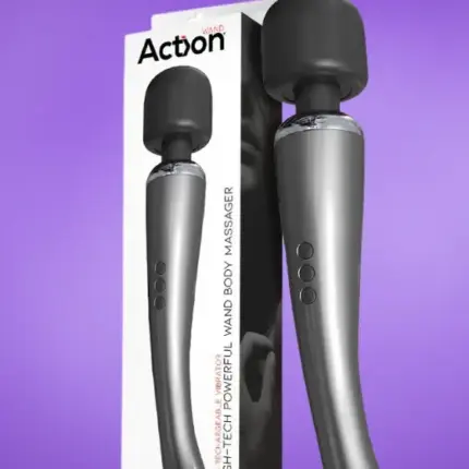 Action Graphity Wand - Akkus masszírozó (szürke)