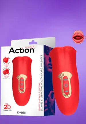 Action Ember - Orális kényeztető (piros)