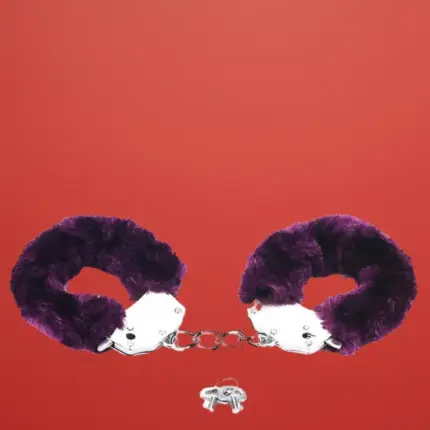 Fluffy Hand Cuffs - Szőrös bilincs (lila)