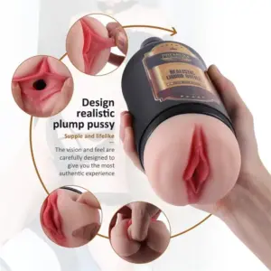 Shequ  - Férfi vagina maszturbátor (likőrös üvegben) - Image 2