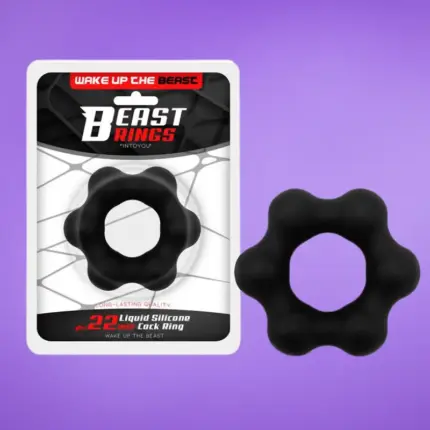 Beast Rings 22 mm - Péniszgyűrű (fekete)