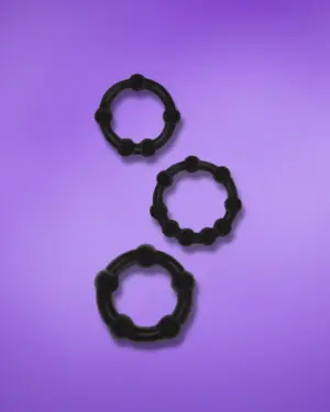 Beast Ring - Péniszgyűrű szett (fekete)