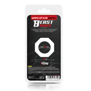 Beast Rings 22mm - Péniszgyűrű, szögletes (fekete) - Image 4