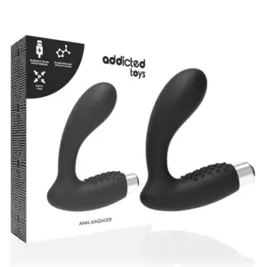 Addicted Toys - Akkus prosztata vibrátor (fekete) - Image 3