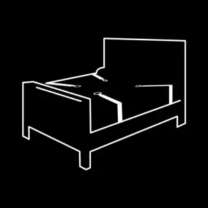 Fetish Submissive - Ágyhoz kötöző szett (fekete) - Image 4