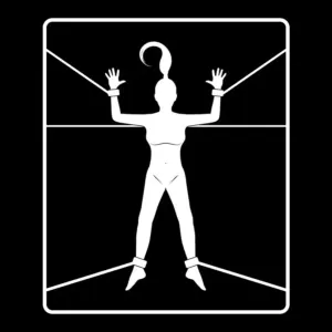 Fetish Submissive - Ágyhoz kötöző szett (fekete) - Image 3