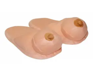 Plüss papucs natúr - mellformájú - Image 2