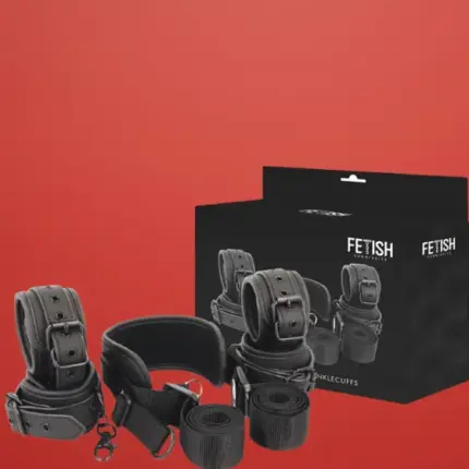 Fetish Submissive - Bondage szett (fekete)