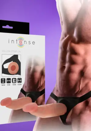 Intense - Felcsatolható üreges dildó (18cm)