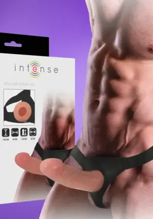 Intense - Felcsatolható üreges dildó (16cm)