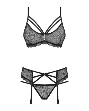 Obsessive 818-SEG-1- 3 részes harisnyatartós szett S/M - Image 3