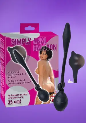 You2Toys - Pumpálható análrúd (fekete)