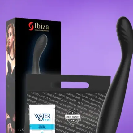 Ibiza - Akkus g-pont vibrátor (fekete)