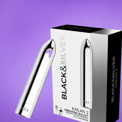 Black & Silver - Akkus csiklóizgató (ezüst)