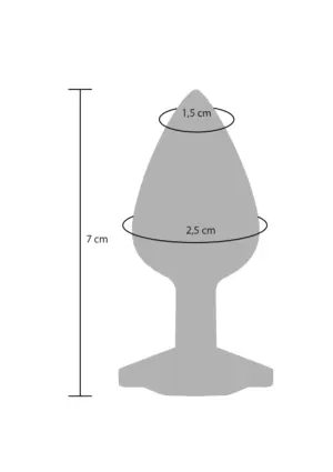 Toyjoy - Szilikonos análdugó gyémánt dísszel S - Image 3