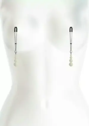 Bound G2 - Mellbimbó csipesz gyöngyökkel (fekete) - Image 2