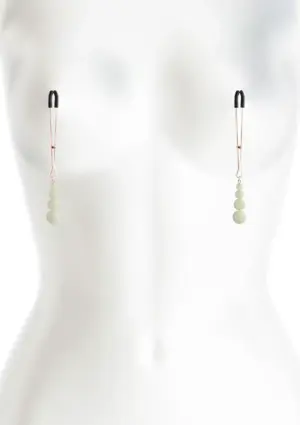 Bound G2 - Mellbimbó csipesz sötétben világító gyöngyökkel (rosegold) - Image 2