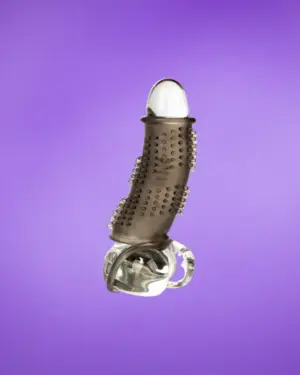 CalExotics - Tüskés péniszköpeny (fekete)