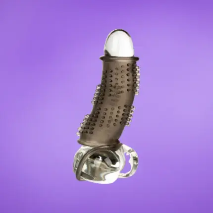 CalExotics - Tüskés péniszköpeny (fekete)