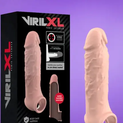 Virilxl V9 - Péniszhosszabbító köpeny (natúr)