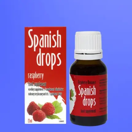 Spanish Drops -  Málnás vágyfokozó cseppek (15ml)