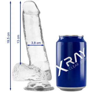 X-Ray - Zselés dildó (18,5cm) - Image 4