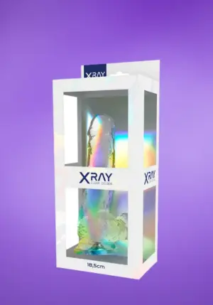X-Ray - Zselés dildó (18,5cm)