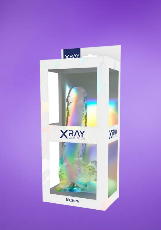 X-Ray - Zselés dildó (18,5cm)