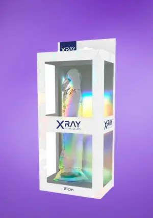 X-Ray - Zselés dildó (21cm)