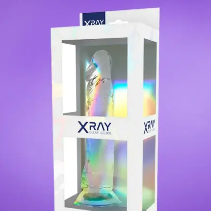 X-Ray - Zselés dildó (21cm)