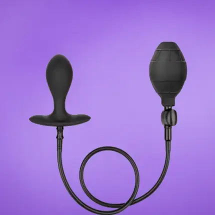 Calexotics - Pumpálható análdugó (fekete)