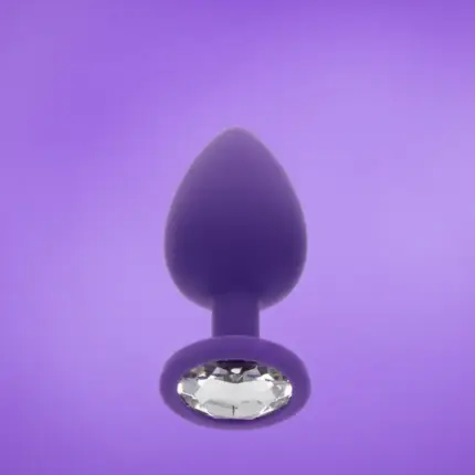 Toyjoy - Szilikonos análdugó gyémánt dísszel M