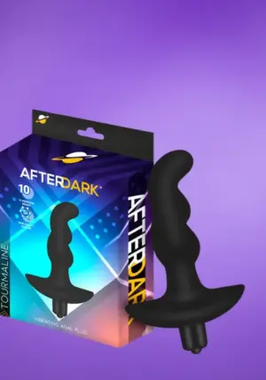 Afterdark Tourmaline - Vibrációs prosztata vibrátor (fekete)