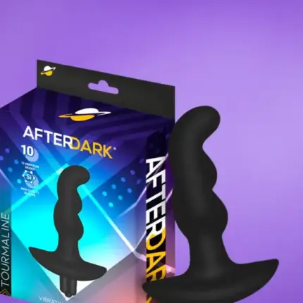 Afterdark Tourmaline - Vibrációs prosztata vibrátor (fekete)