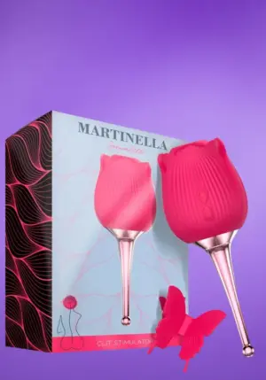 Martinella -  Rózsa alakú csiklóizgató (rose gold)