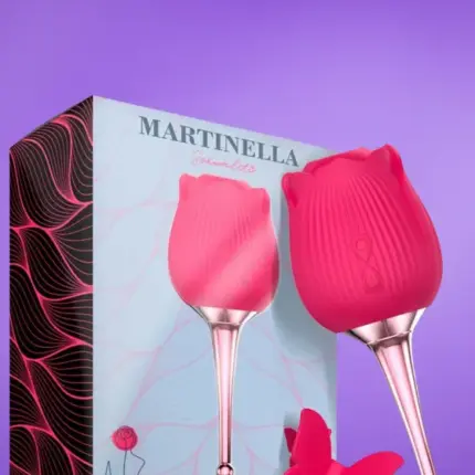 Martinella -  Rózsa alakú csiklóizgató (rose gold)