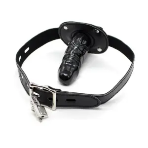 Fetish Addict - Pénisz alakú szájpecek (fekete) - Image 2