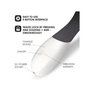 Lelo Mona Wave - G-pont vibrátor (fekete) - Image 6