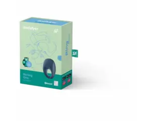 Satisfyer Strong One - Okos, akkus, vibrációs péniszgyűrű (kék) - Image 4