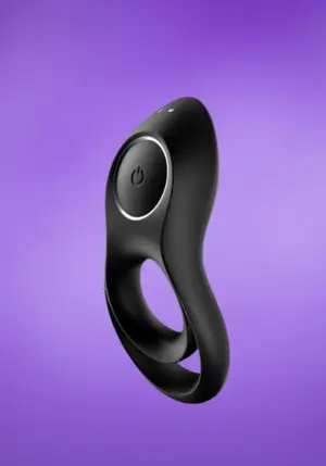 Satisfyer Legendary Duo - Dupla gyűrűs péniszgyűrű (fekete)