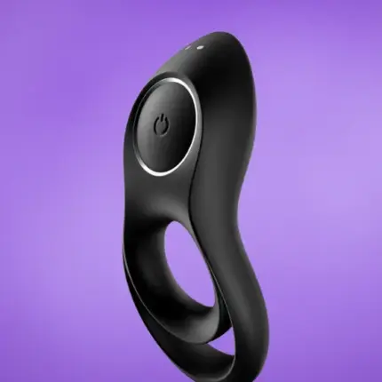 Satisfyer Legendary Duo - Dupla gyűrűs péniszgyűrű (fekete)