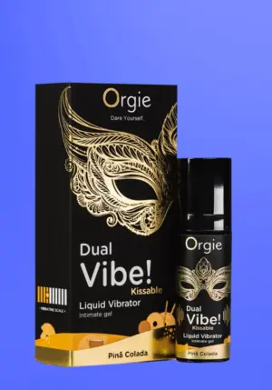 Orgie Dual Vibe - Uniszex folyékony vibrátor (pina colada)