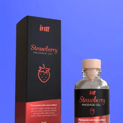 INTT - Eper ízű masszázsgél (30ml)
