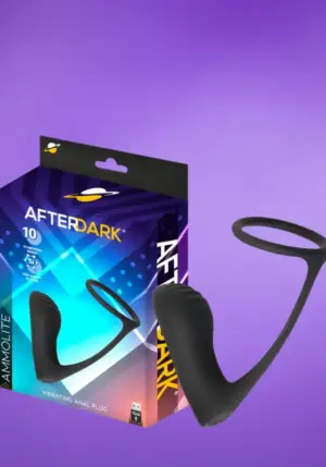 Afterdark Ammolite - Akkus análdugó péniszgyűrűvel