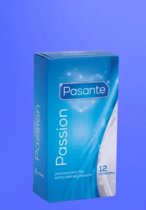 Pasante Passion - Bordázott óvszer (12db)