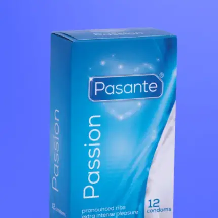 Pasante Passion - Bordázott óvszer (12db)