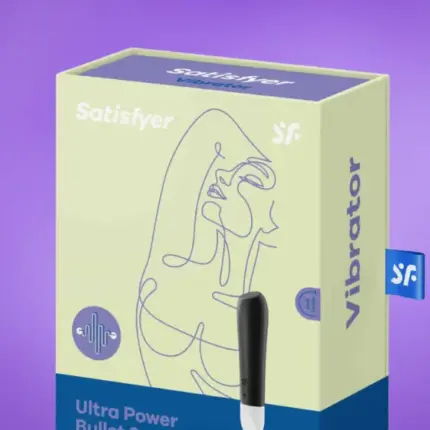 Satisfyer Ultra Power Bullet 2 - Akkus, vízálló vibrátor (fekete)
