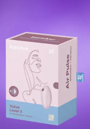 Satisfyer Vulva Lover 3 - Akkus, léghullámos csiklóizgató